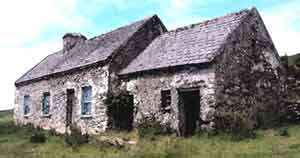 The old stone cottage on Slea Head Drive